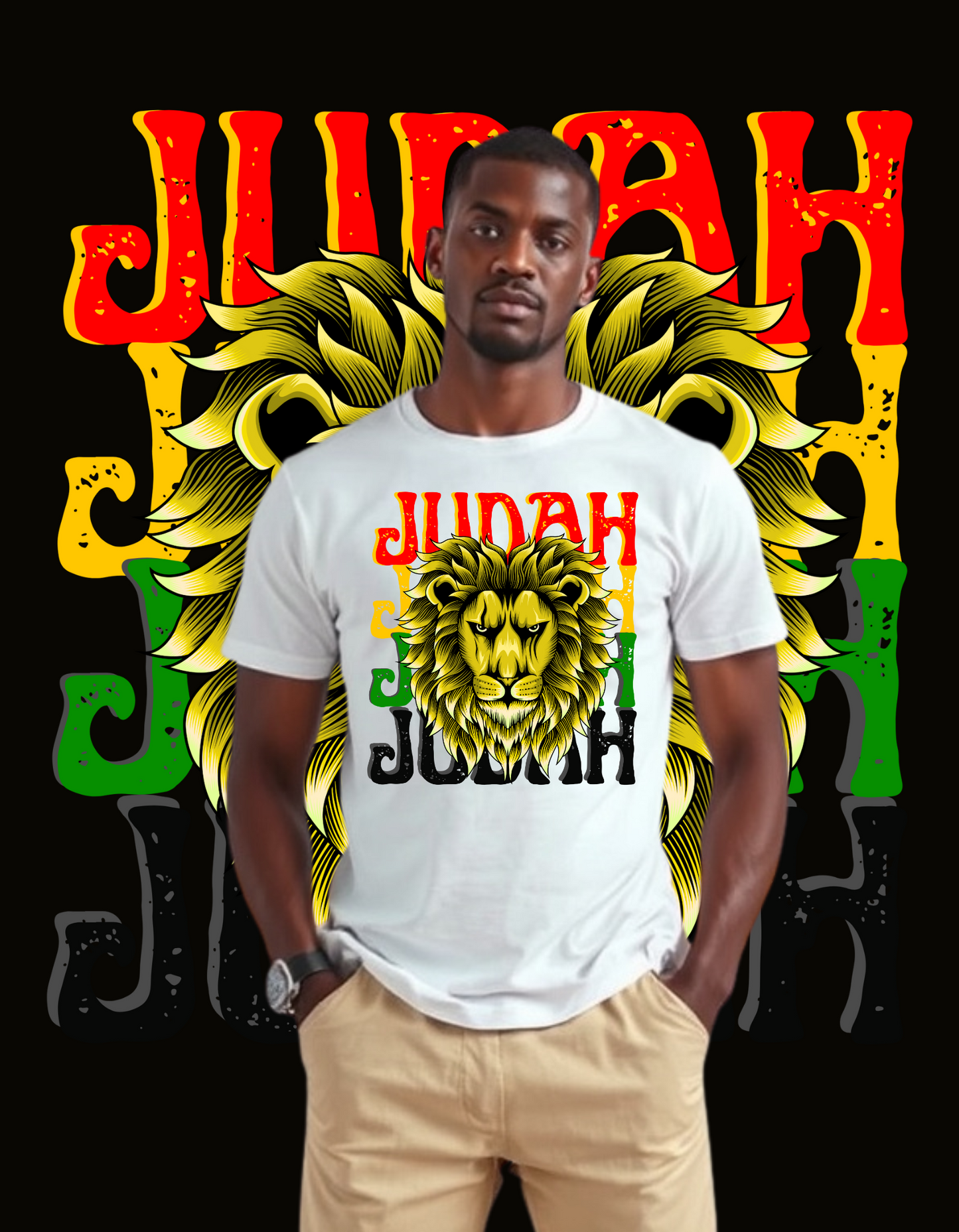 JUDAH LION T-SHIRT AND HOODIE