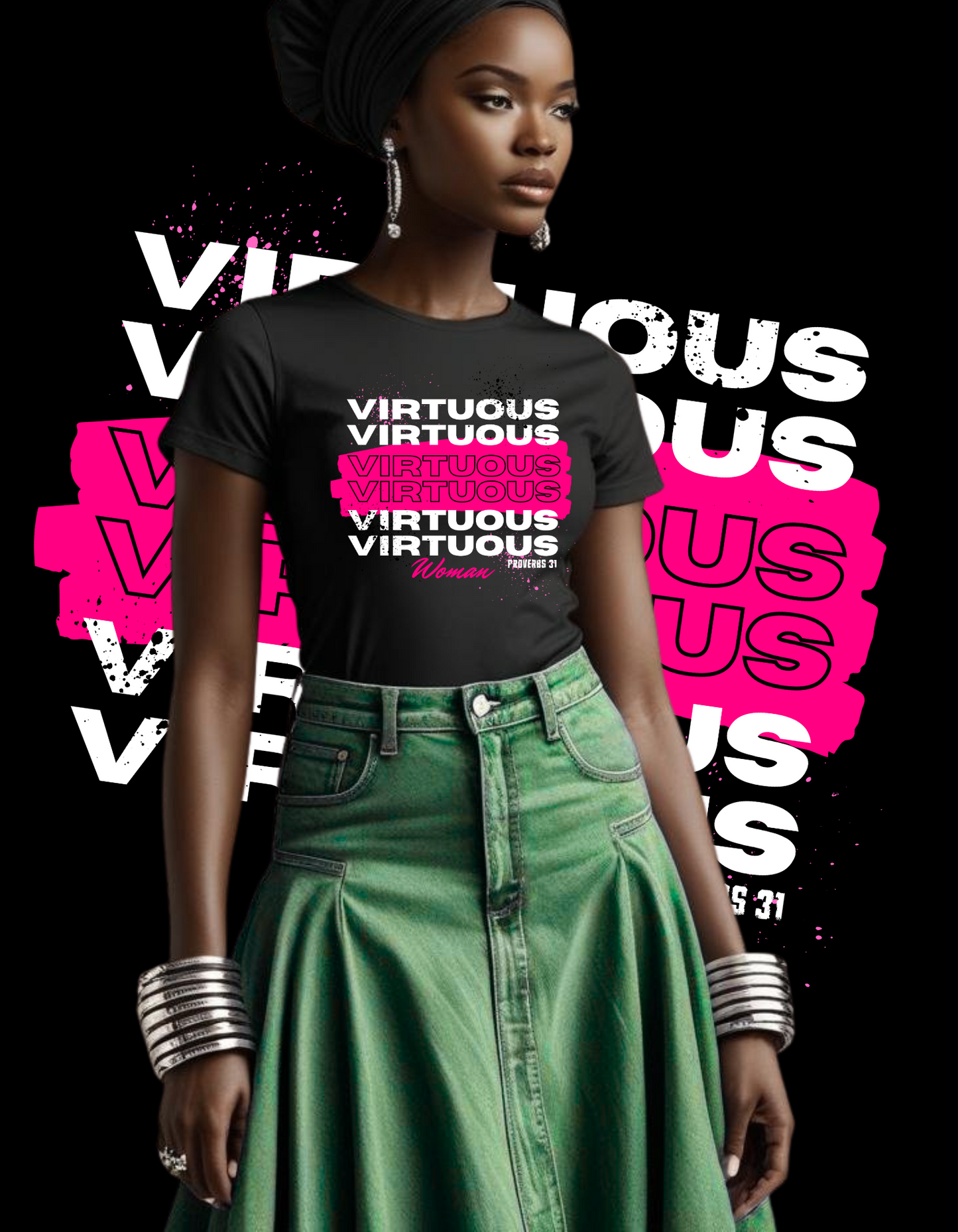 WOMEN'S VIRTUOUS T-SHIRTS/HOODIES