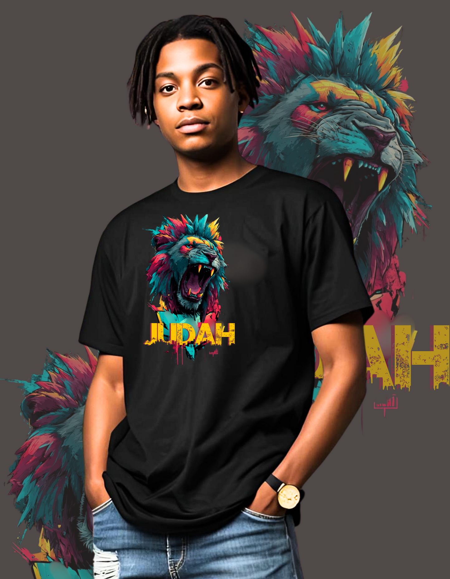 JUDAH LION FIERCE T-SHIRTS/HOODIES